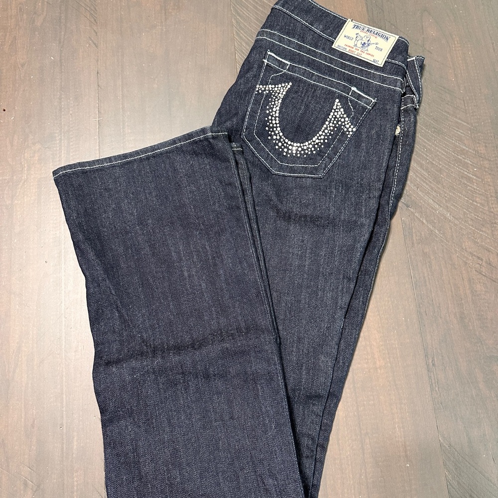 True Religion Blue Boot Cut Jeans Womens